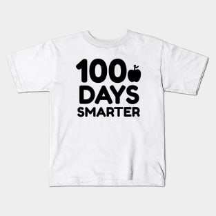 100 Days Smarter - 100 Days Of School Kids T-Shirt